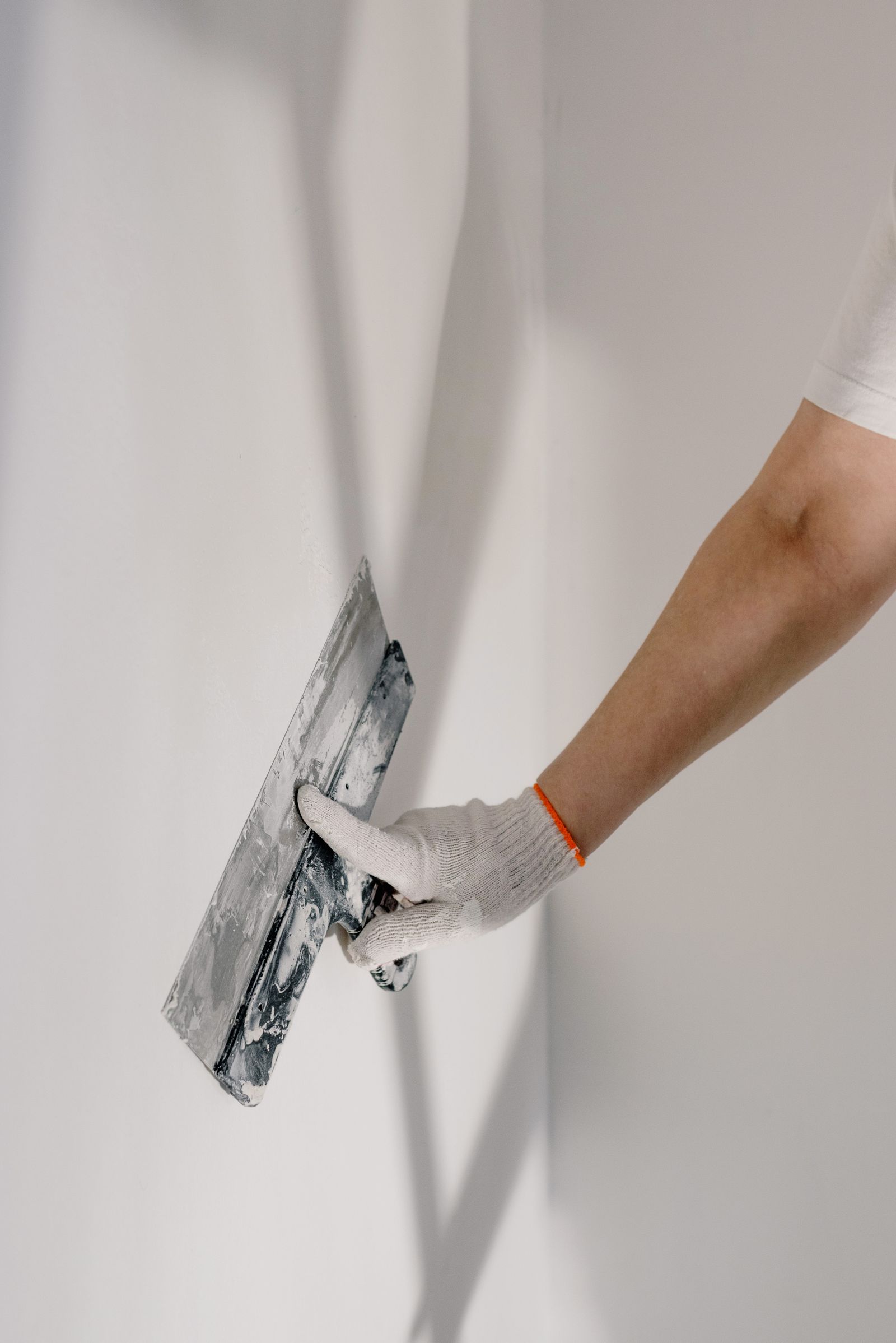 Trabajo de terminación de una pared